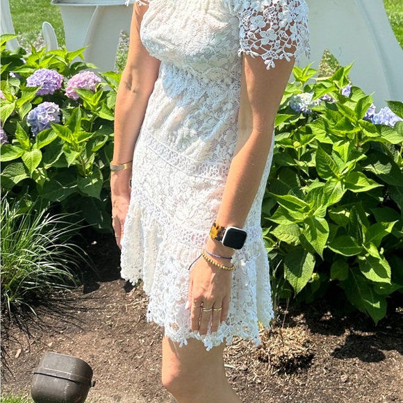 Temptation positano dress xs comfy $670 white lace - Picture 4 of 4